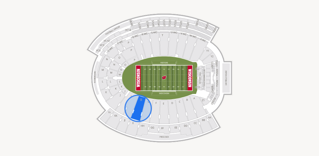 Camp Randall Stadium Seating Chart