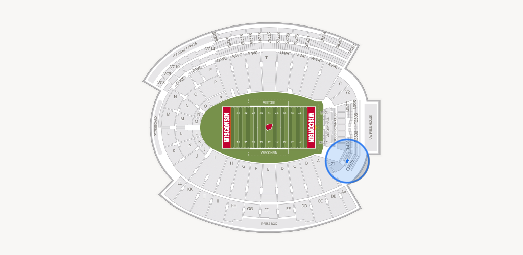 Camp Randall Stadium Seating Chart