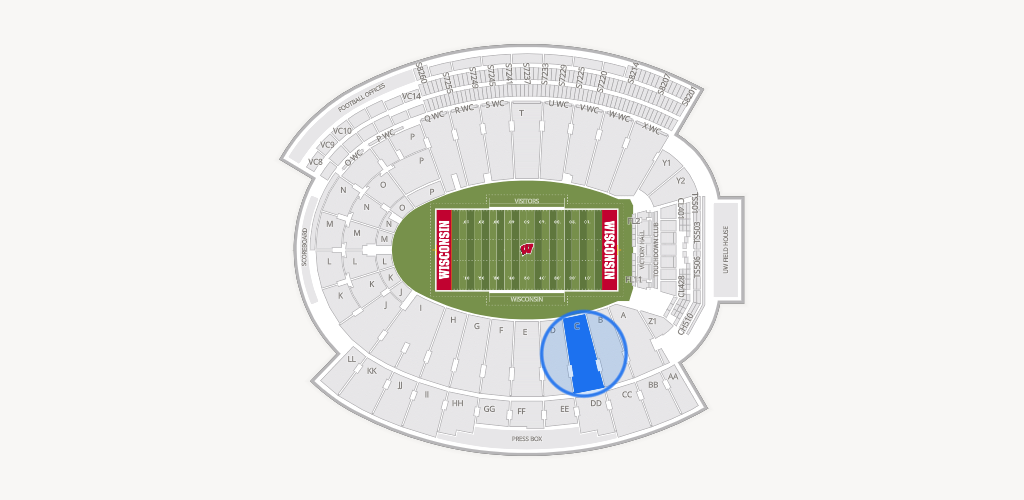 Camp Randall Stadium Seating Chart