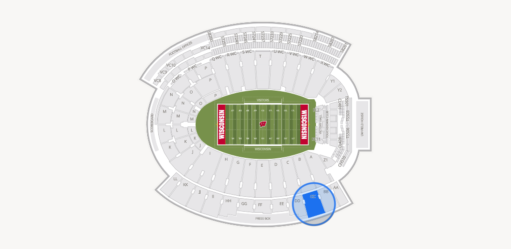 Camp Randall Stadium Seating Chart