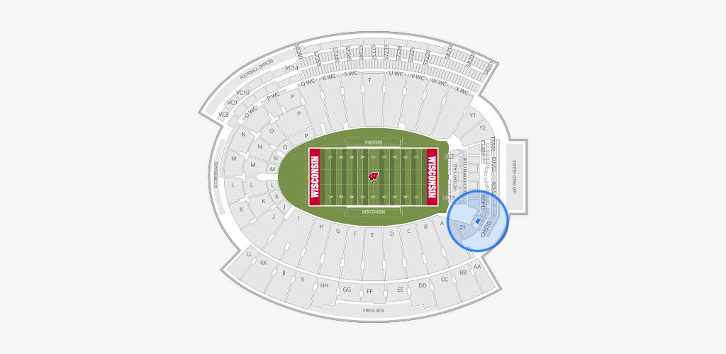 Camp Randall Stadium Seating Chart