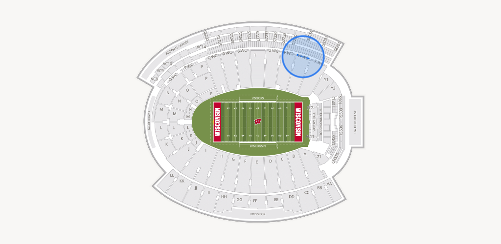Camp Randall Stadium Seating Chart
