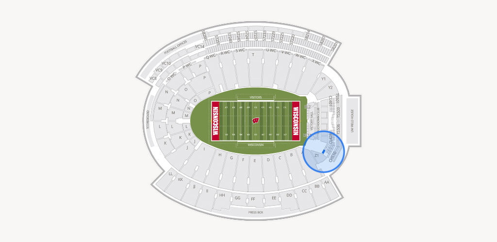Camp Randall Stadium Seating Chart