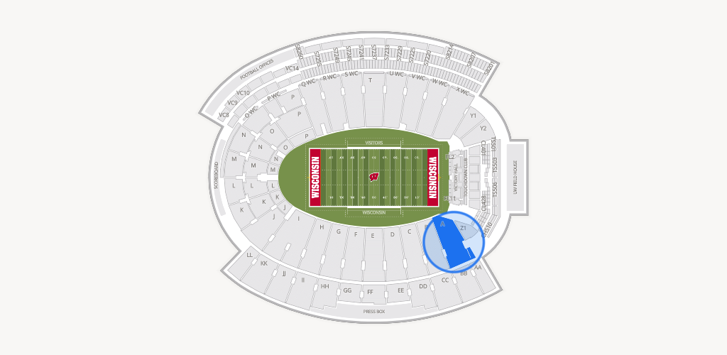 Camp Randall Stadium Seating Chart