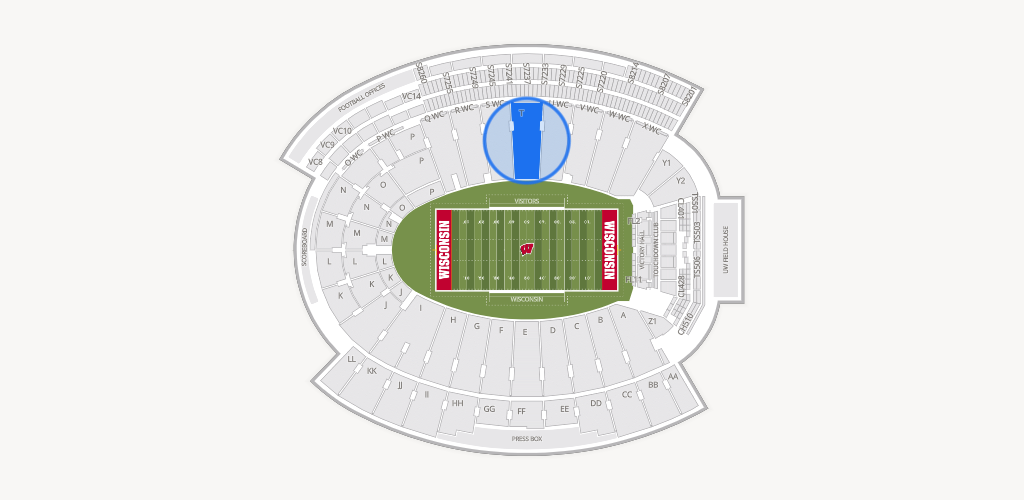 Camp Randall Stadium Seating Chart