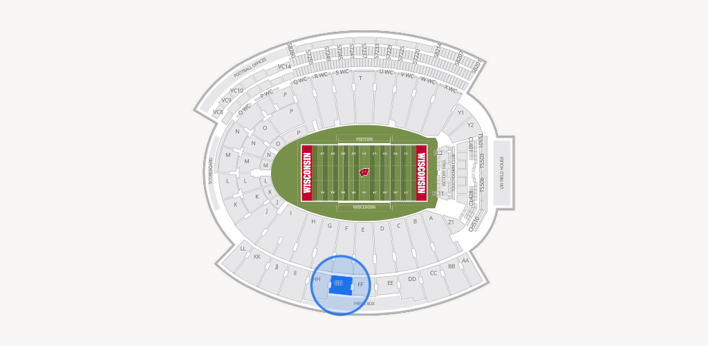 Camp Randall Stadium Seating Chart