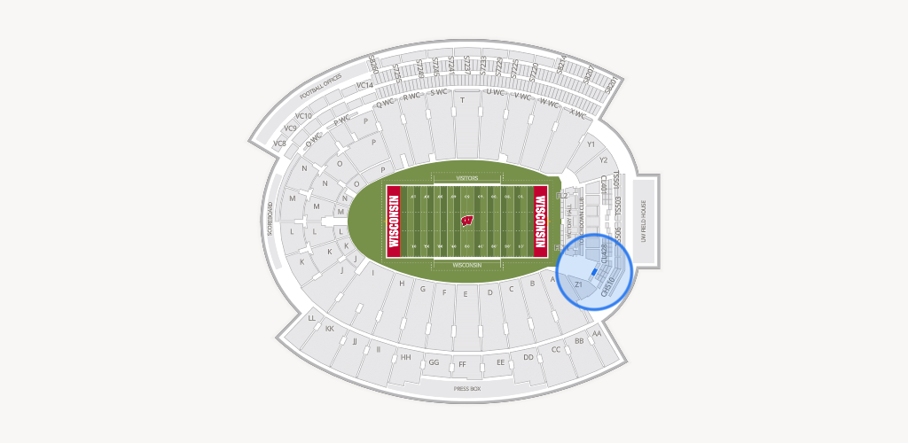 Camp Randall Stadium Seating Chart