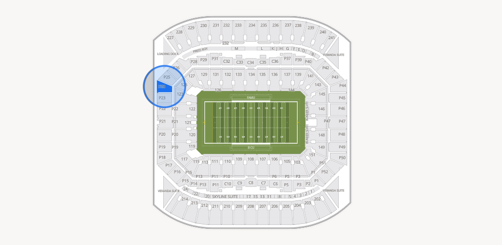 Camping World Stadium Seating Chart