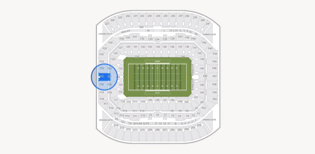 Camping World Stadium Seating Chart