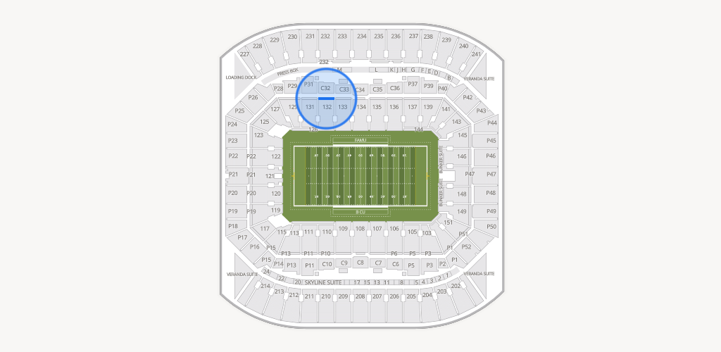 Camping World Stadium Seating Chart