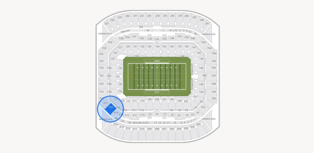 Camping World Stadium Seating Chart