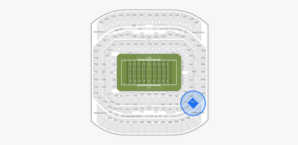 Camping World Stadium Seating Chart