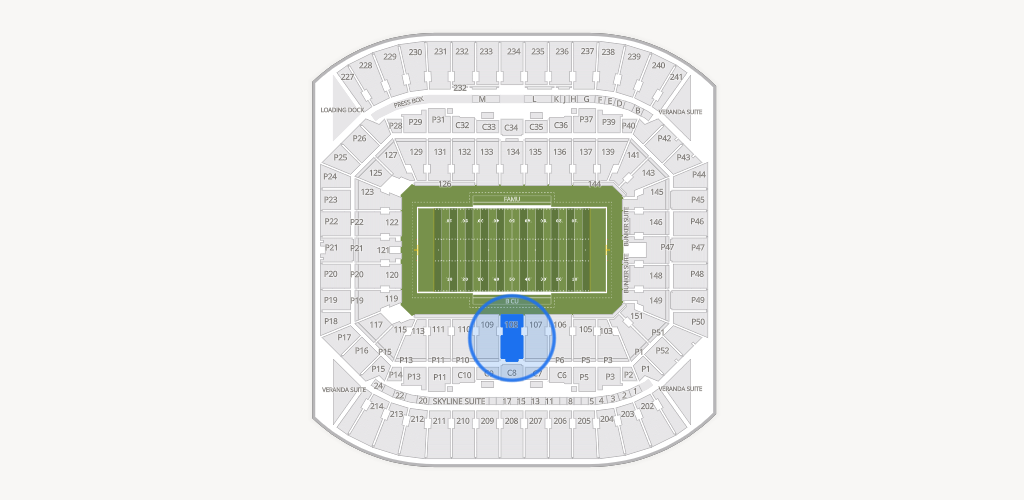 Camping World Stadium Seating Chart