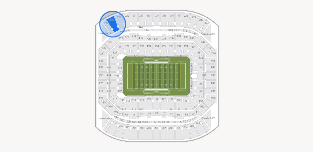 Camping World Stadium Seating Chart