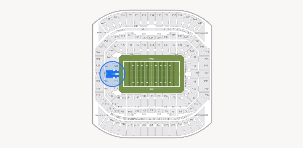 Camping World Stadium Seating Chart