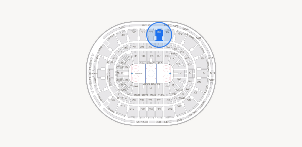 Canadian Tire Centre Seating Chart