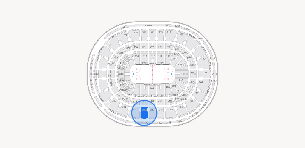 Canadian Tire Centre Seating Chart