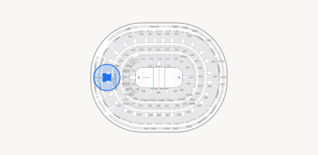 Canadian Tire Centre Seating Chart
