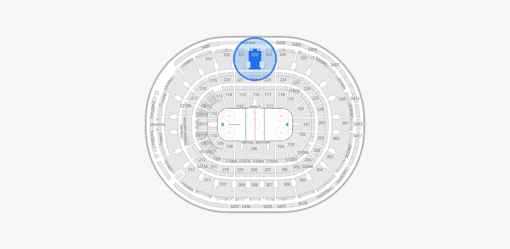 Canadian Tire Centre Seating Chart