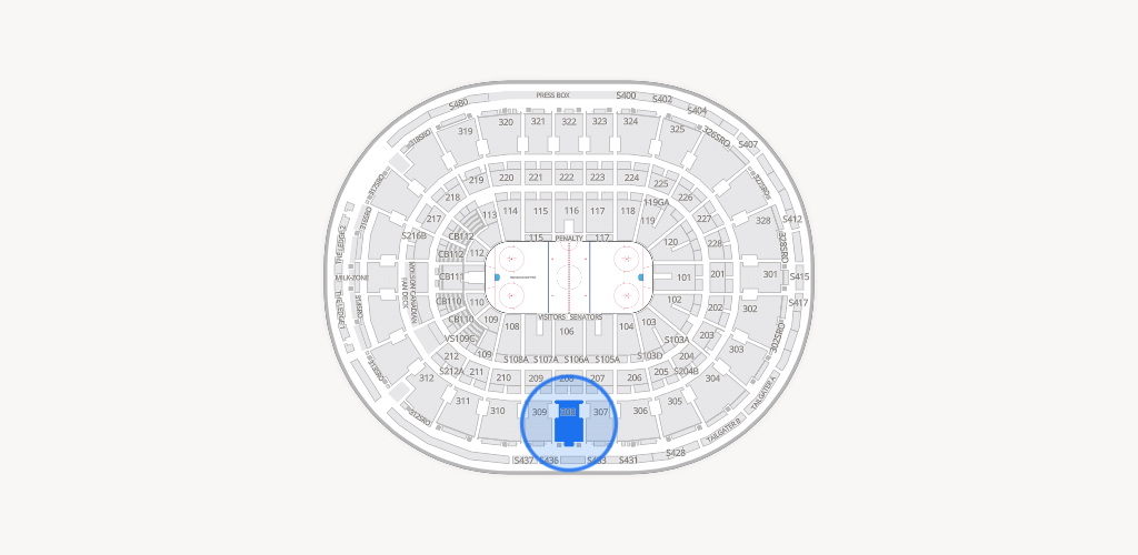 Canadian Tire Centre Seating Chart