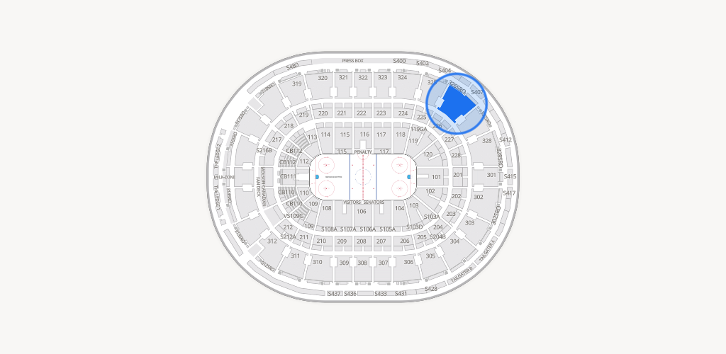 Canadian Tire Centre Seating Chart