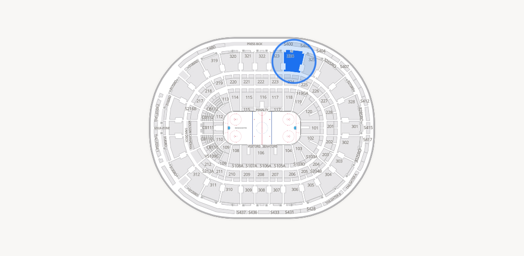 Canadian Tire Centre Seating Chart
