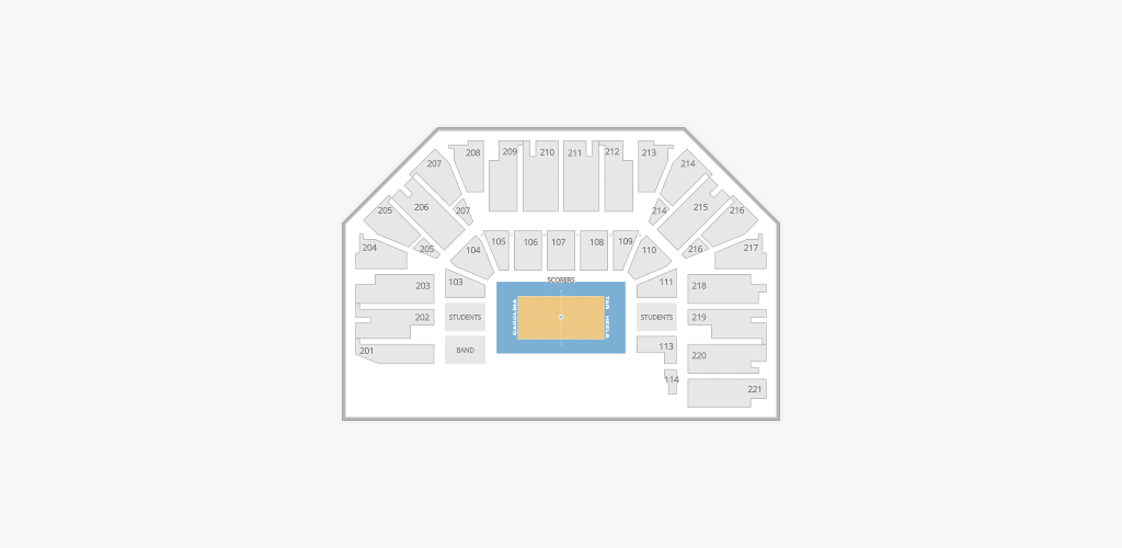 Carmichael Arena Seating Chart