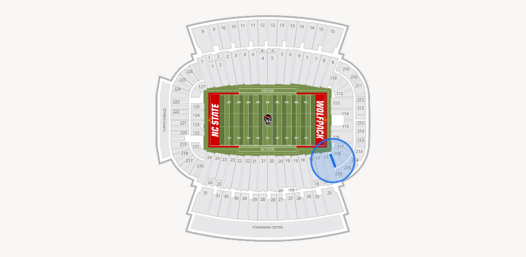 Carter-Finley Stadium Seating Chart