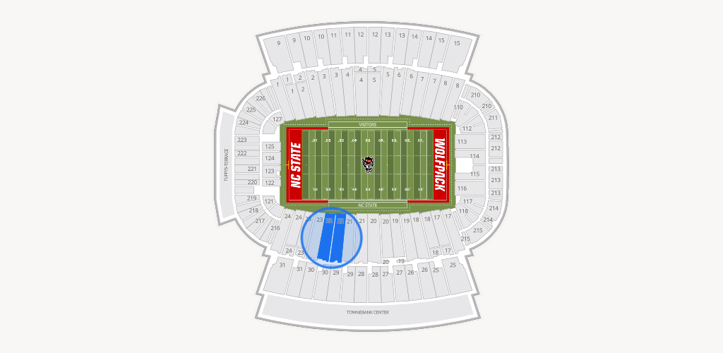 Carter-Finley Stadium Seating Chart