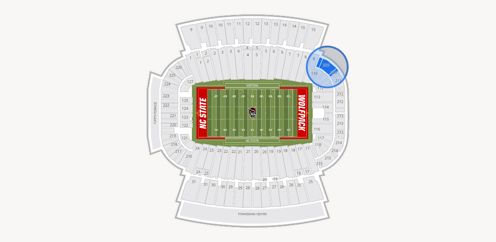 Carter-Finley Stadium Seating Chart