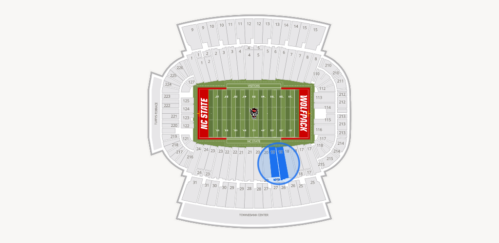 Carter-Finley Stadium Seating Chart
