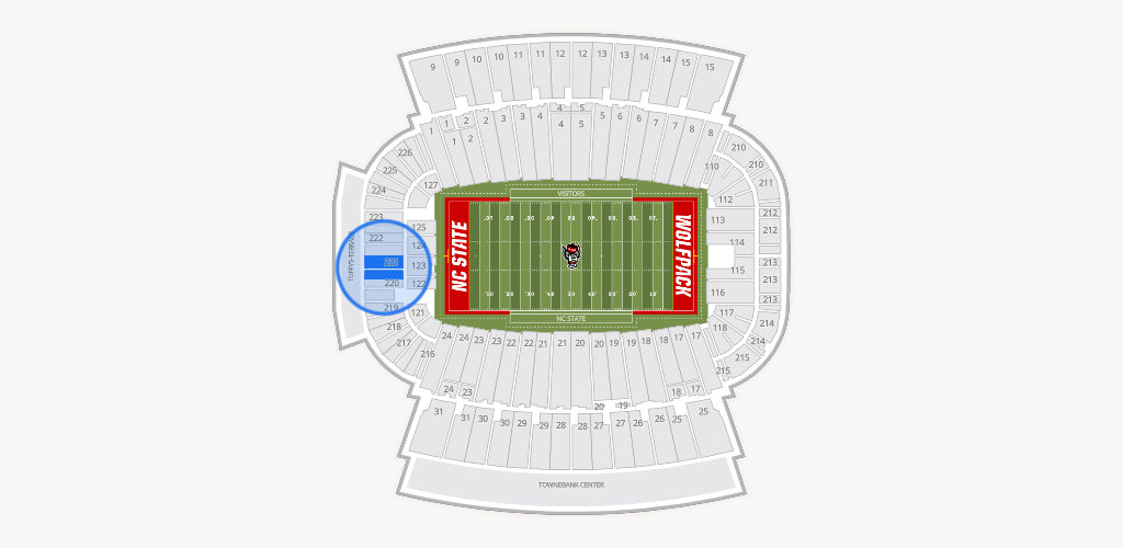 Carter-Finley Stadium Seating Chart