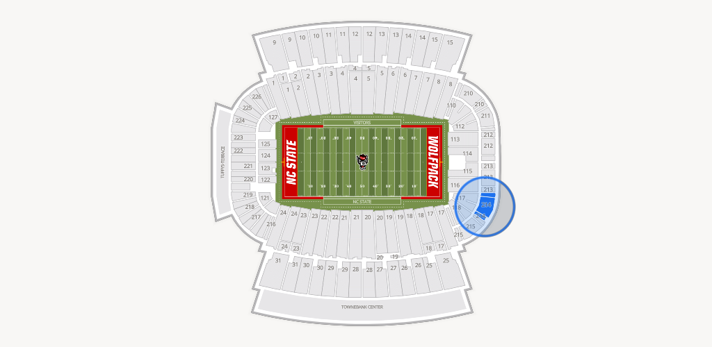 Carter-Finley Stadium Seating Chart