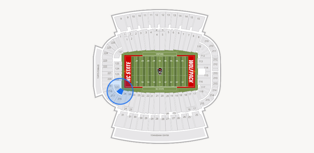 Carter-Finley Stadium Seating Chart