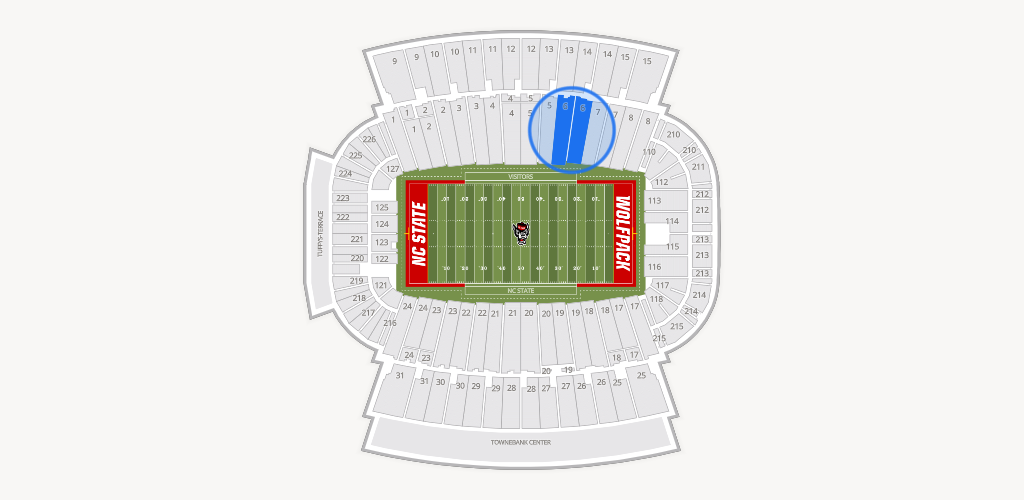 Carter-Finley Stadium Seating Chart
