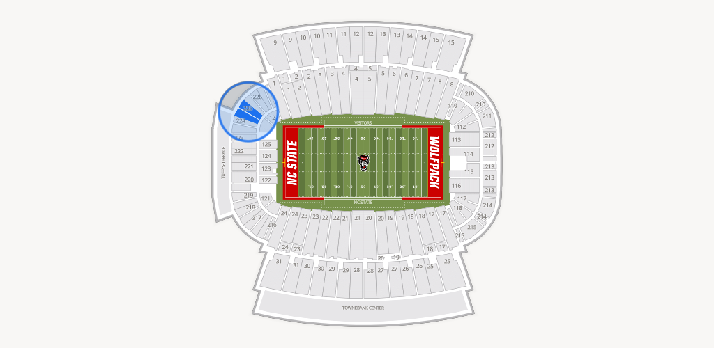 Carter-Finley Stadium Seating Chart