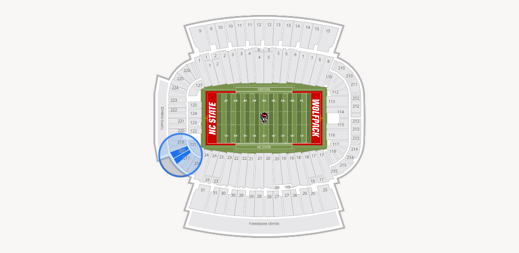 Carter-Finley Stadium Seating Chart