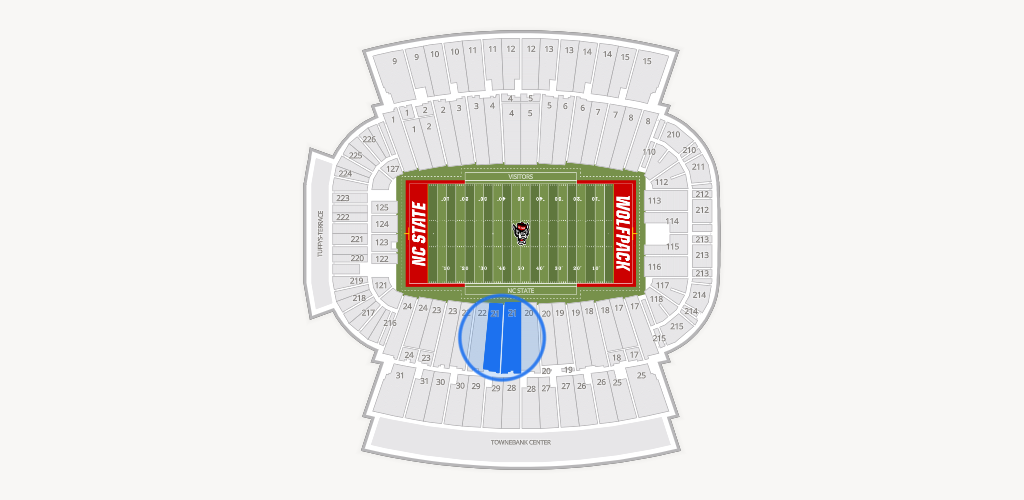 Carter-Finley Stadium Seating Chart