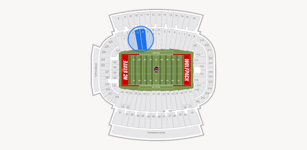 Carter-Finley Stadium Seating Chart