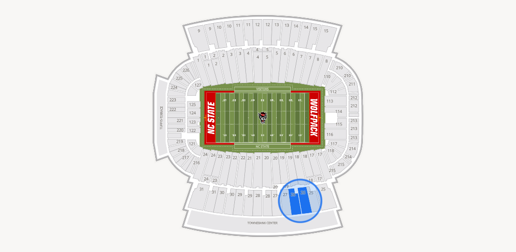 Carter-Finley Stadium Seating Chart