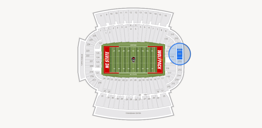 Carter-Finley Stadium Seating Chart