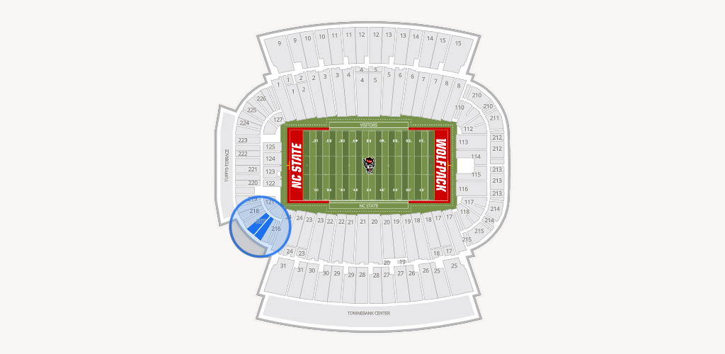 Carter-Finley Stadium Seating Chart