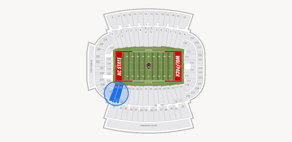 Carter-Finley Stadium Seating Chart