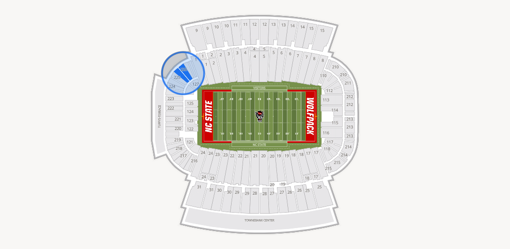 Carter-Finley Stadium Seating Chart