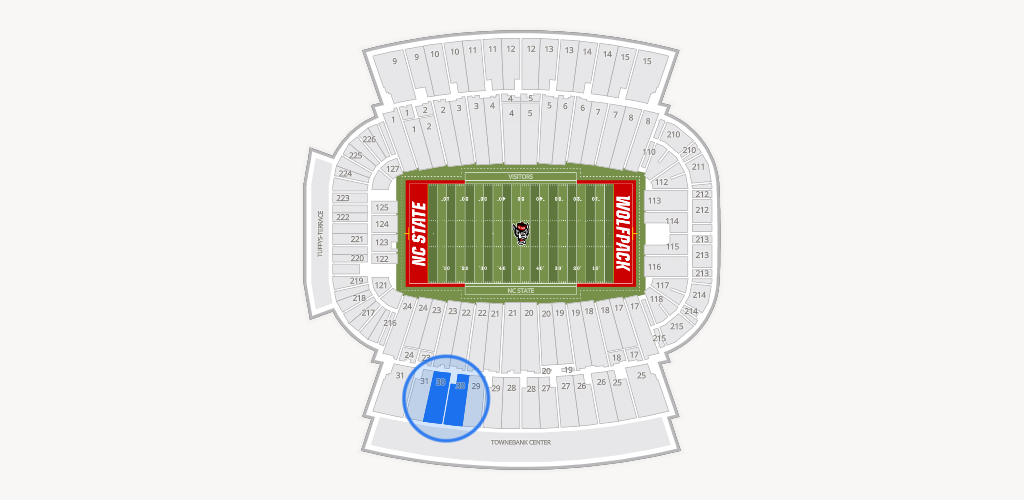 Carter-Finley Stadium Seating Chart