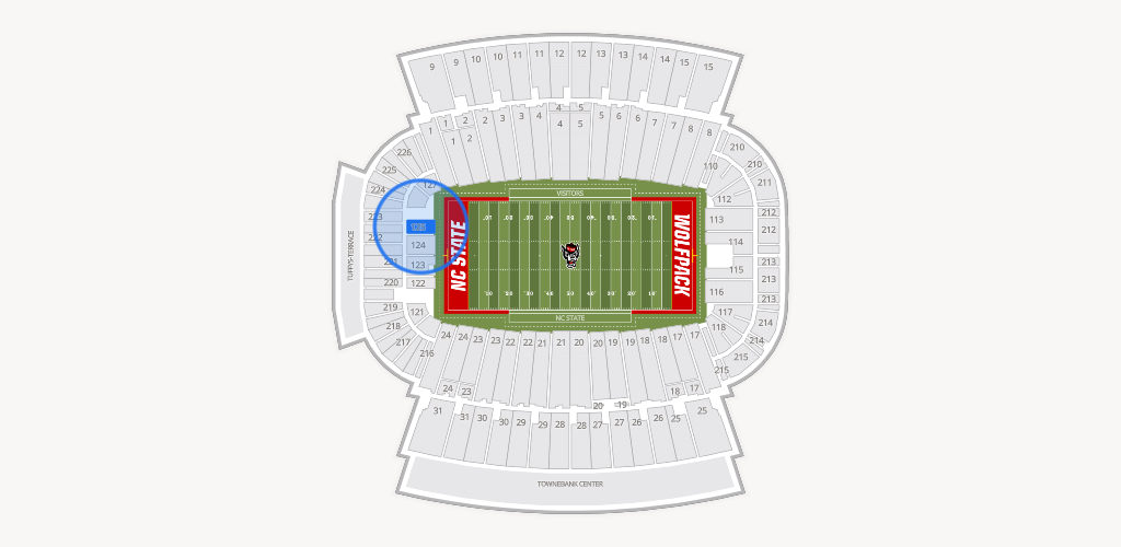 Carter-Finley Stadium Seating Chart