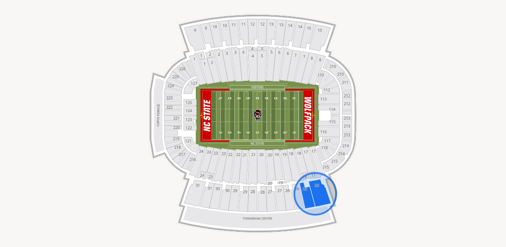 Carter-Finley Stadium Seating Chart