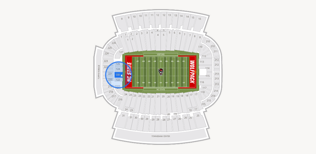 Carter-Finley Stadium Seating Chart