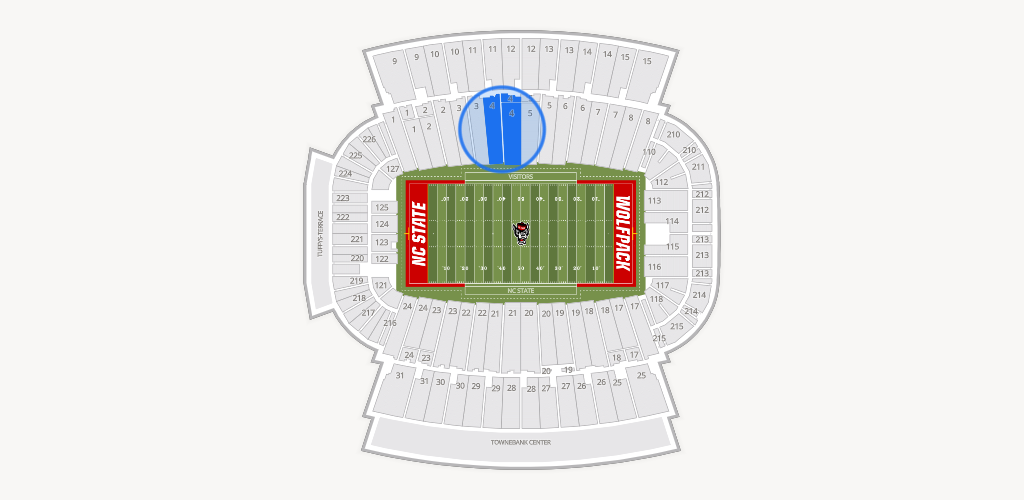 Carter-Finley Stadium Seating Chart