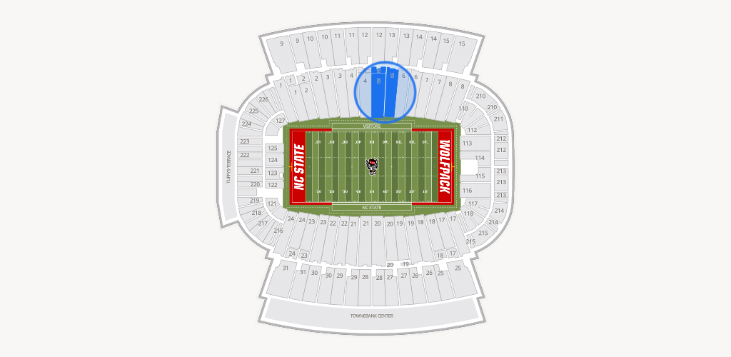 Carter-Finley Stadium Seating Chart